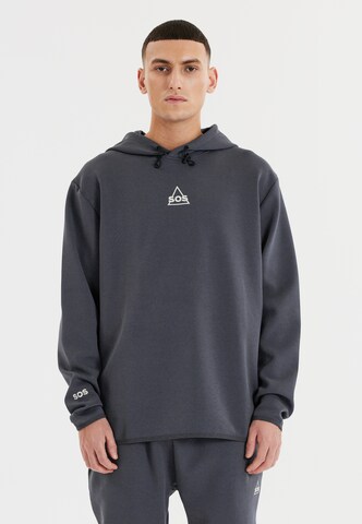 SOS Sweatshirt 'Vail' in Blauw: voorkant