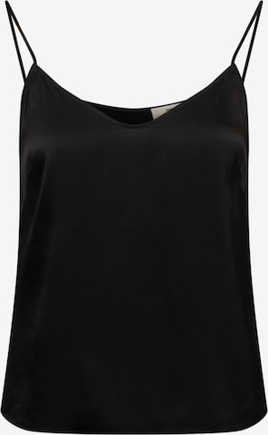 A LOT LESS Top 'Allie' in Black: front