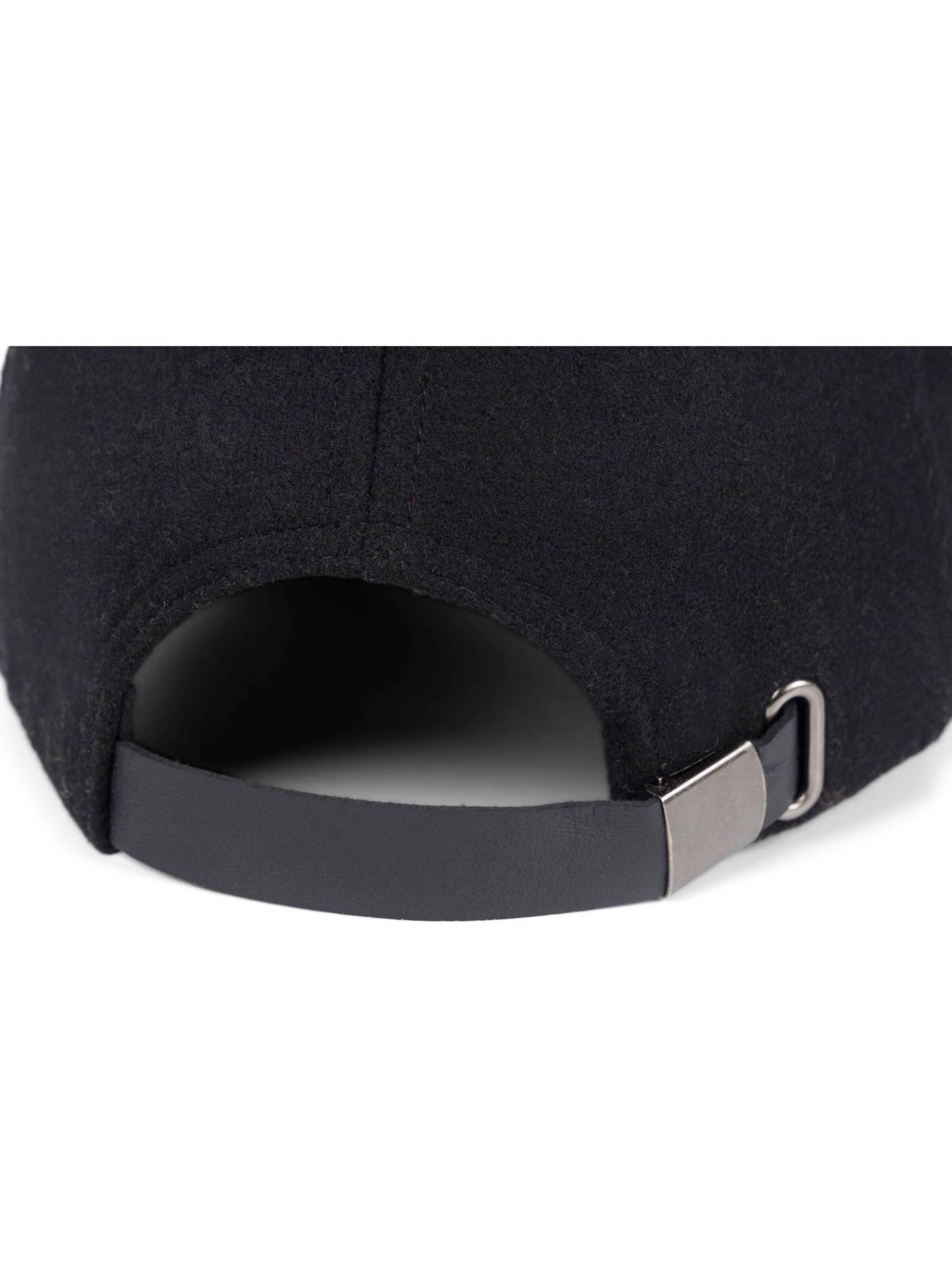 styleBREAKER Cap 'Baseball Cap mit Wolle'‌‌‌‌‌‌‌‌ in Schwarz