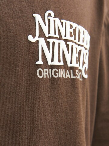 JACK & JONES T-Shirt in Braun