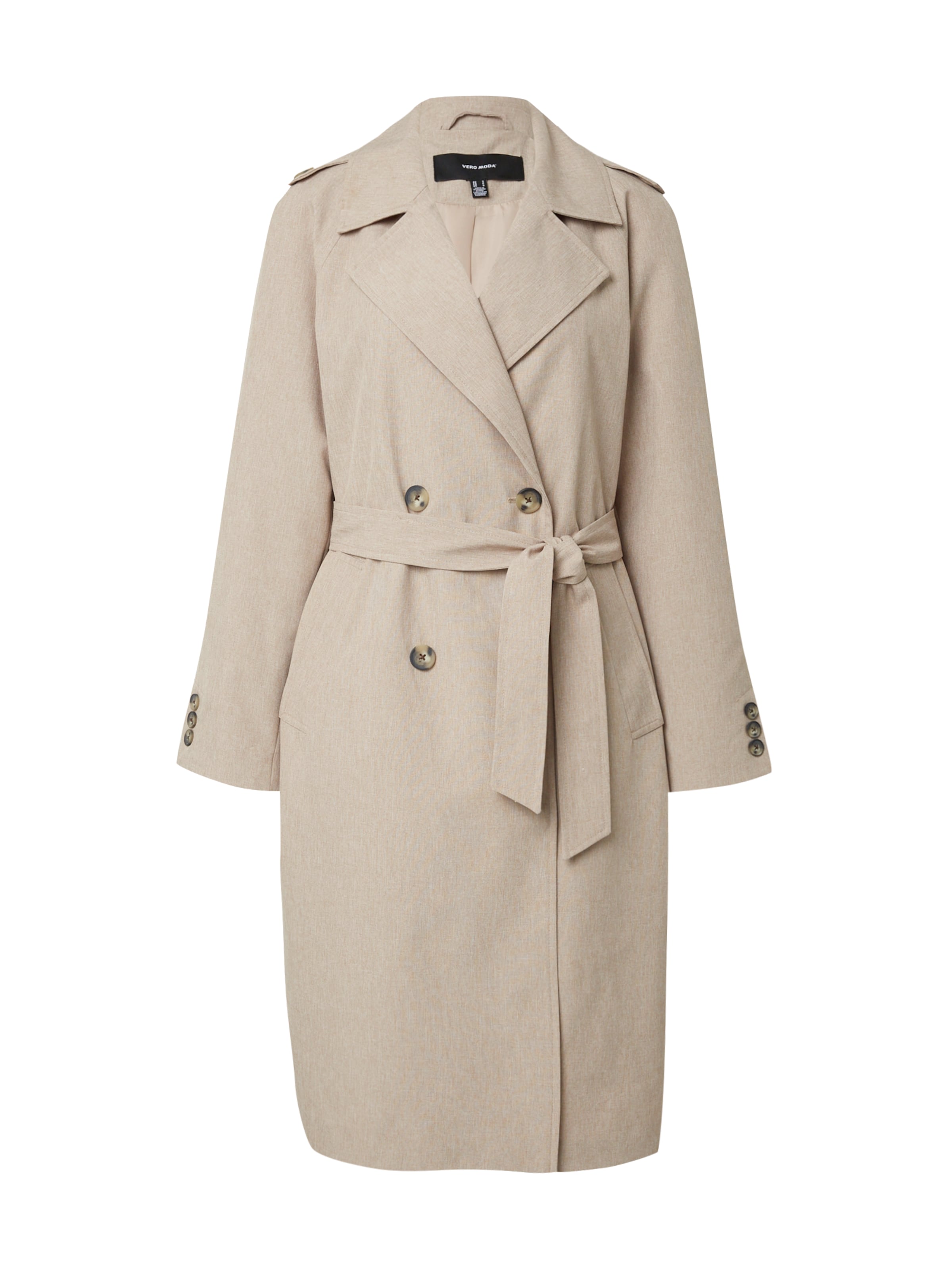 VERO MODA Manteau mi-saison 'Siri' en beige foncé, Vue avec produit