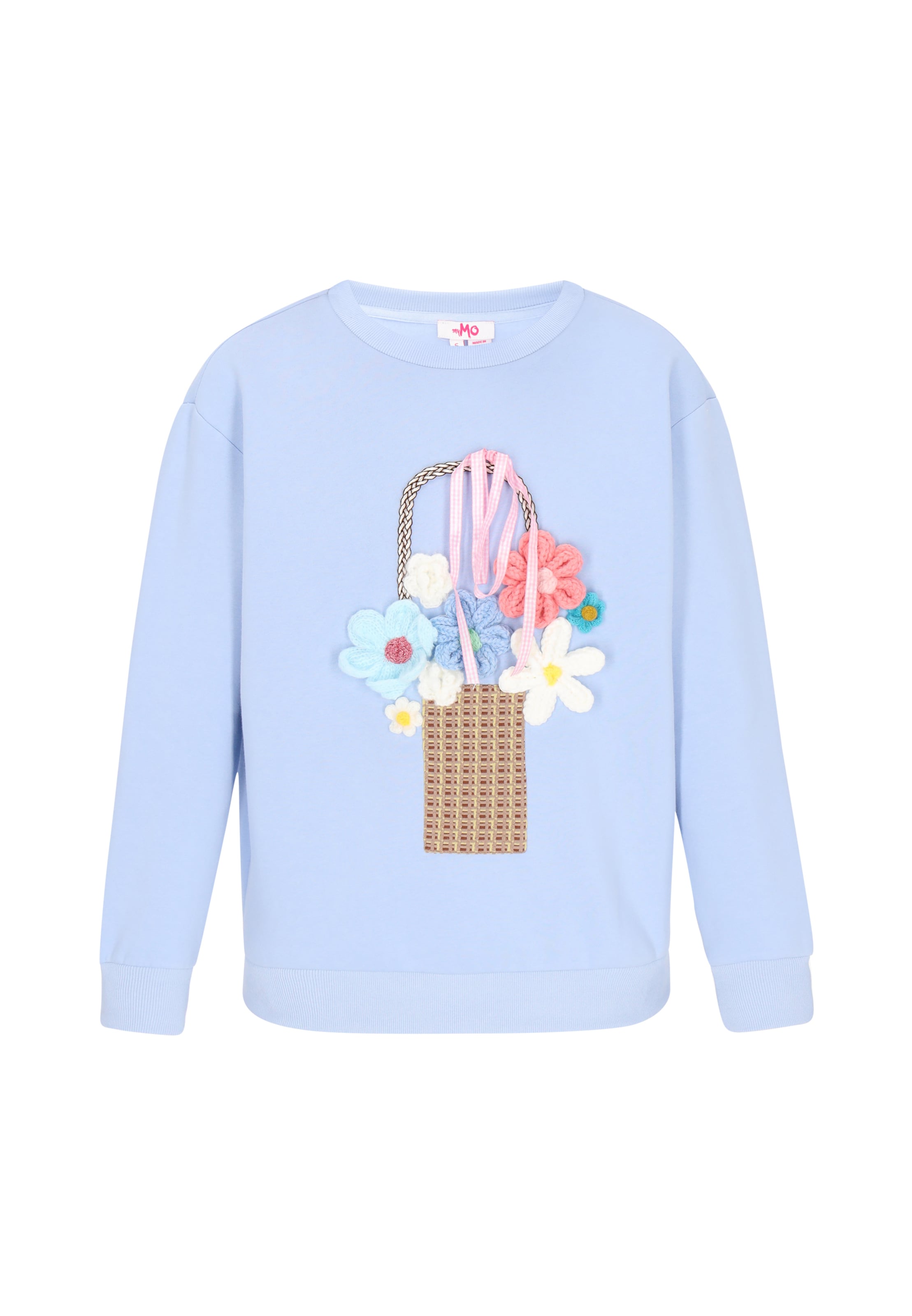 Sweat-shirt MYMO en bleu : devant