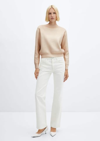 MANGO Pullover 'Bronzu' in Beige