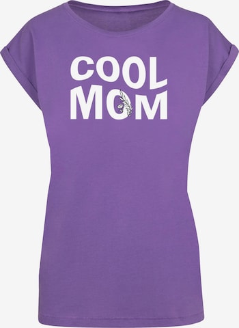 Merchcode Shirt 'Mothers Day - Cool Mom' in Purple: front