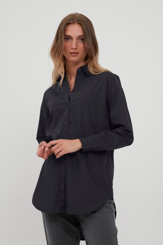 b.young Blouse 'BYGAMZE' in Zwart: voorkant