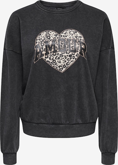 ONLY Sweater majica 'ONLLAUREN' u ecru/prljavo bijela / zlatna / crna, Pregled proizvoda