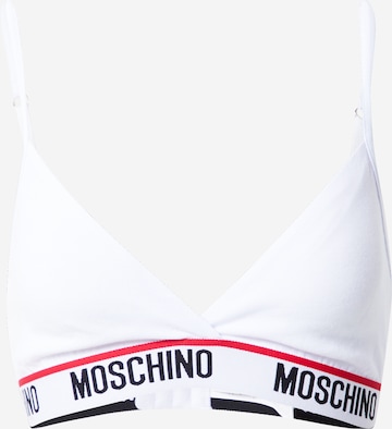 Moschino Underwear Сутиен в бяло: отпред