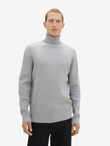 TOM TAILOR Pullover in Grau: predná strana