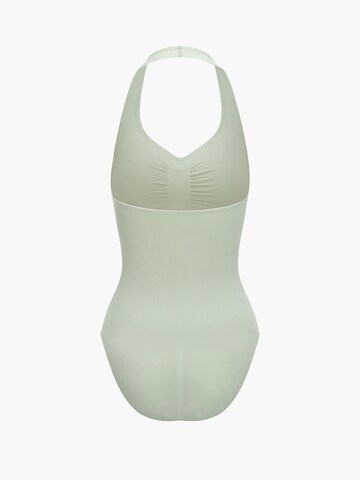 Body modelant 'Neckholder Bodysuit mit Slip' cfab (formerly creamy fabrics) en vert