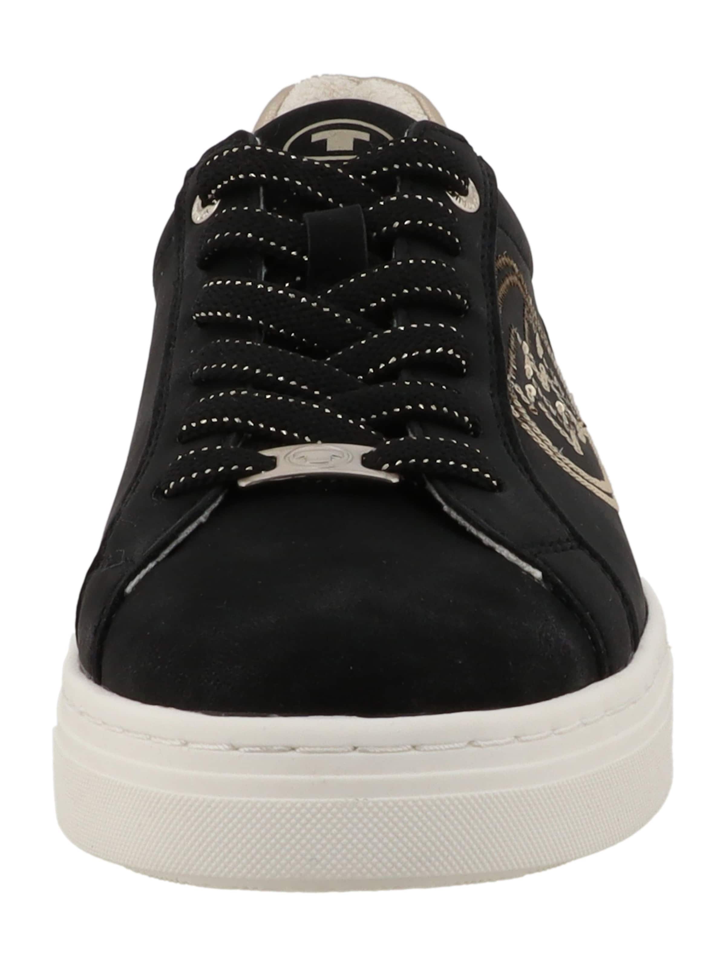 TOM TAILOR Низкие кроссовки в Черный