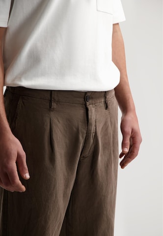 Regular Pantalon à pince 'Henry' Dstrezzed en marron