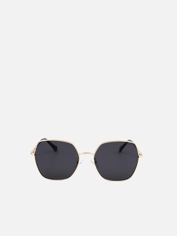 Polaroid Sonnenbrille‌‌‌‌‌ in Gold: Vorderseite