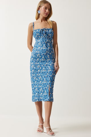 Happiness İstanbul Лятна рокля в синьо
