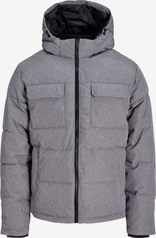 JACK & JONES Kurtka zimowa 'JJWilliam' w kolorze szary: przód