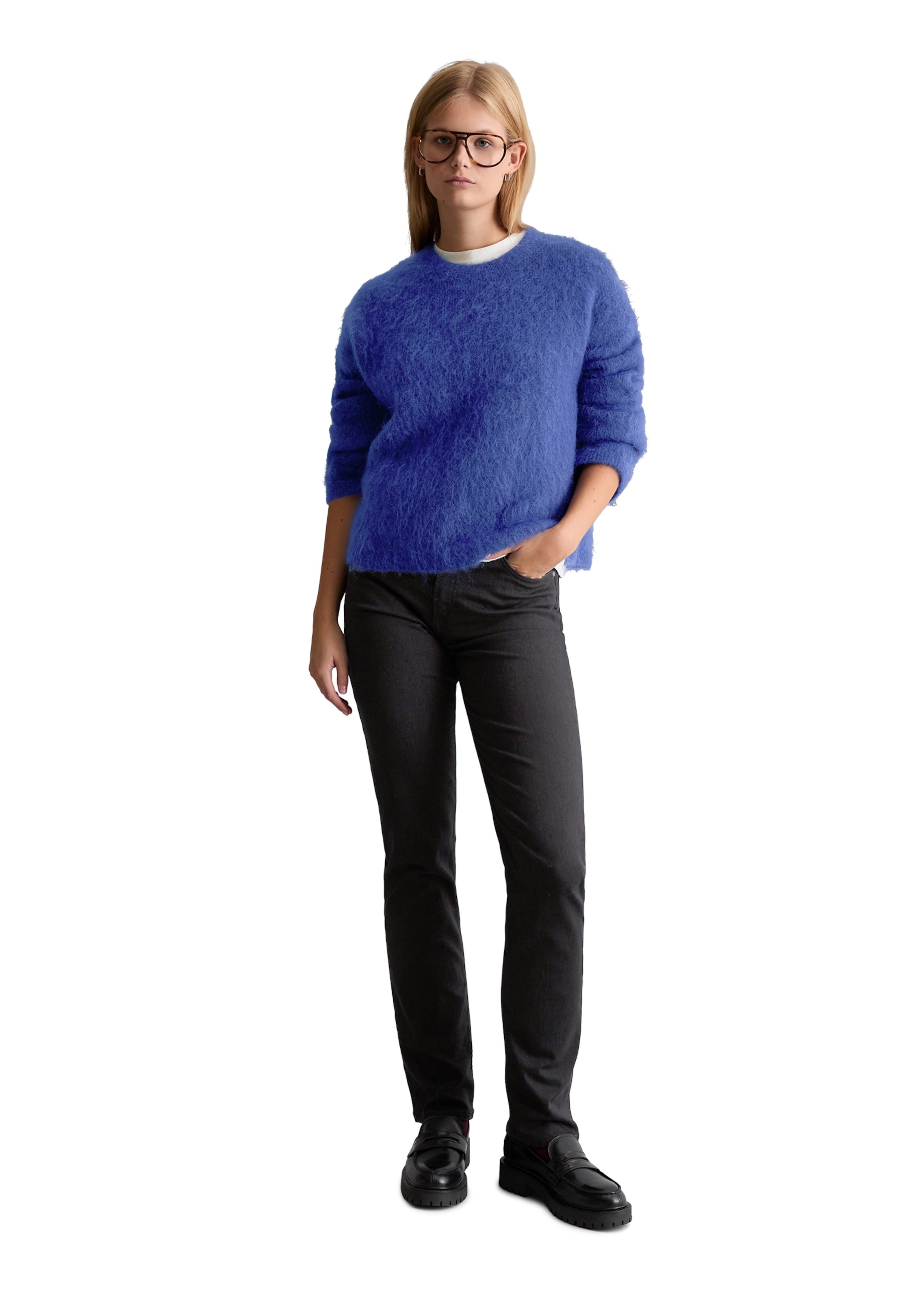 Marc O'Polo DENIM Sweater in Blue: front