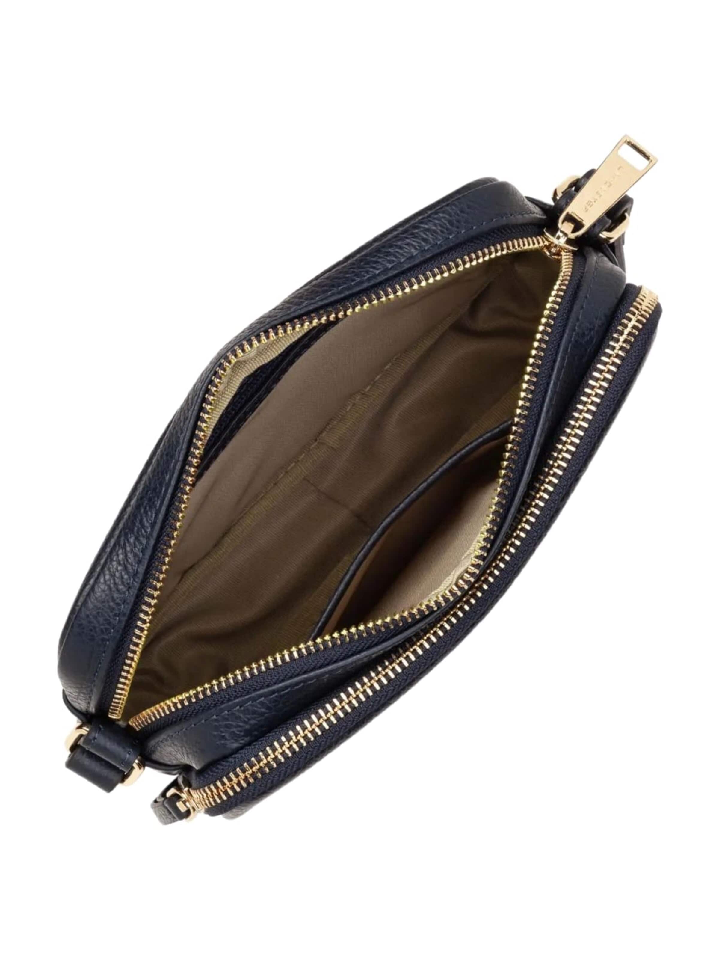 LANCASTER Paris - Mala de ombro 'Lancaster Sac trotteur Zippé S Dune Bleu Foncé' em azul