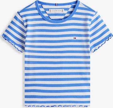 TOMMY HILFIGER Tričko 'ESSENTIAL' – modrá: přední strana