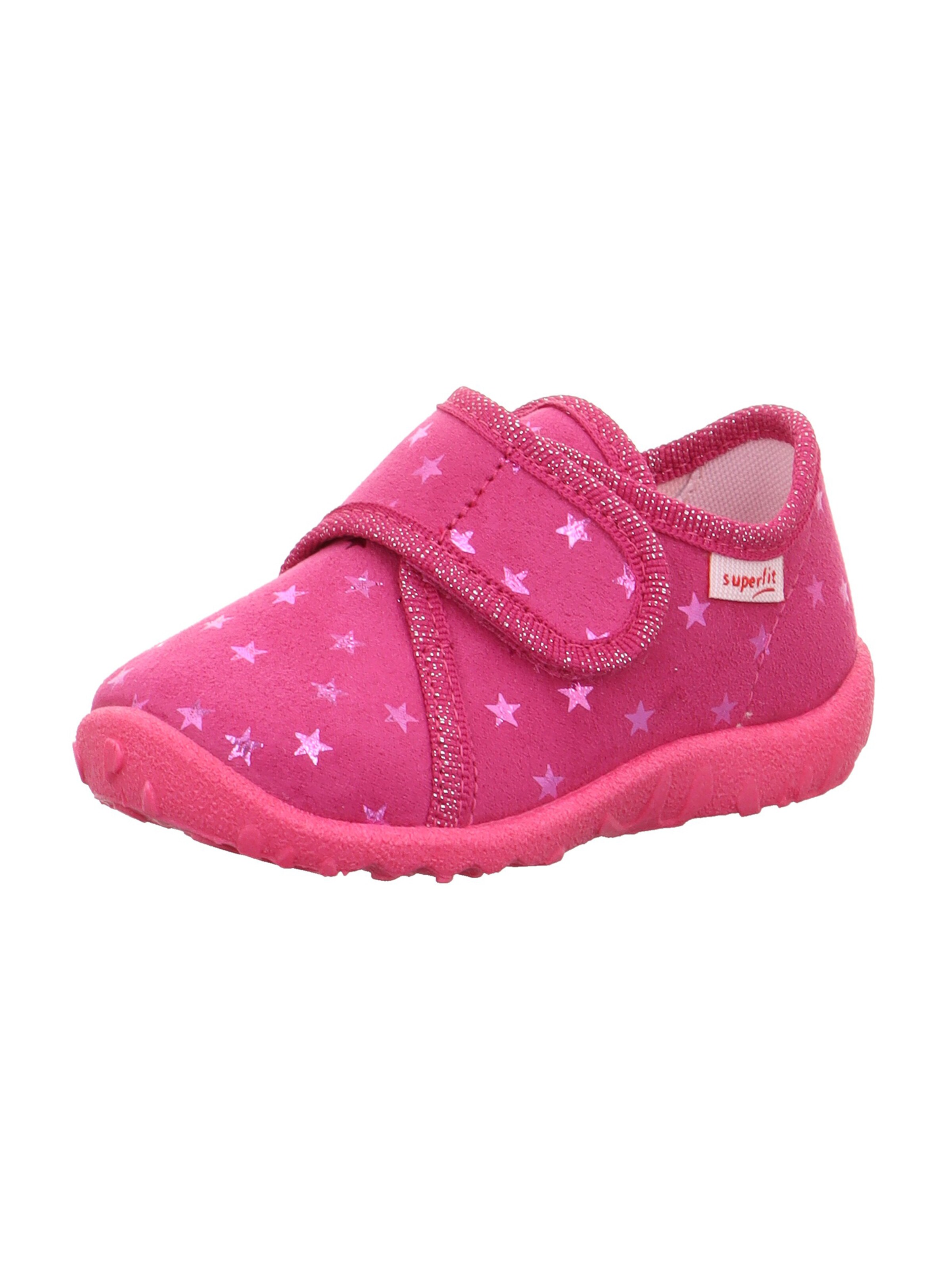SUPERFIT Huisschoenen 'SPOTTY' in Roze: voorkant
