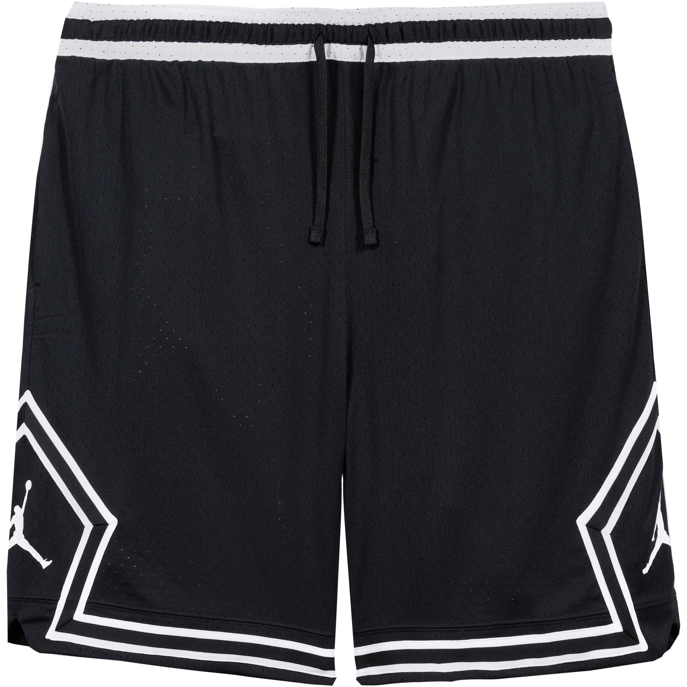 Jordan Regular Athletic Pants 'Diamond' in Black: front