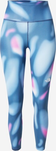 Skinny Pantalon de sport 'FLEX' THE NORTH FACE en bleu : devant