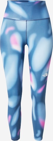 THE NORTH FACE Skinny Sportbroek 'FLEX' in Blauw: voorkant