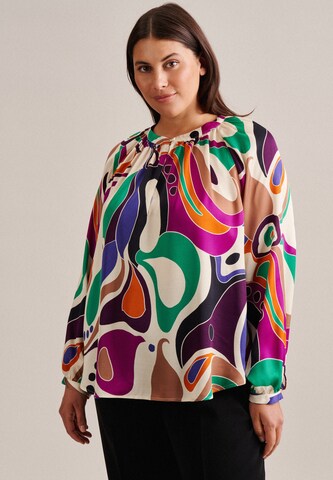 SEIDENSTICKER Bluse 'Schwarze Rose' in Mischfarben: Vorderseite
