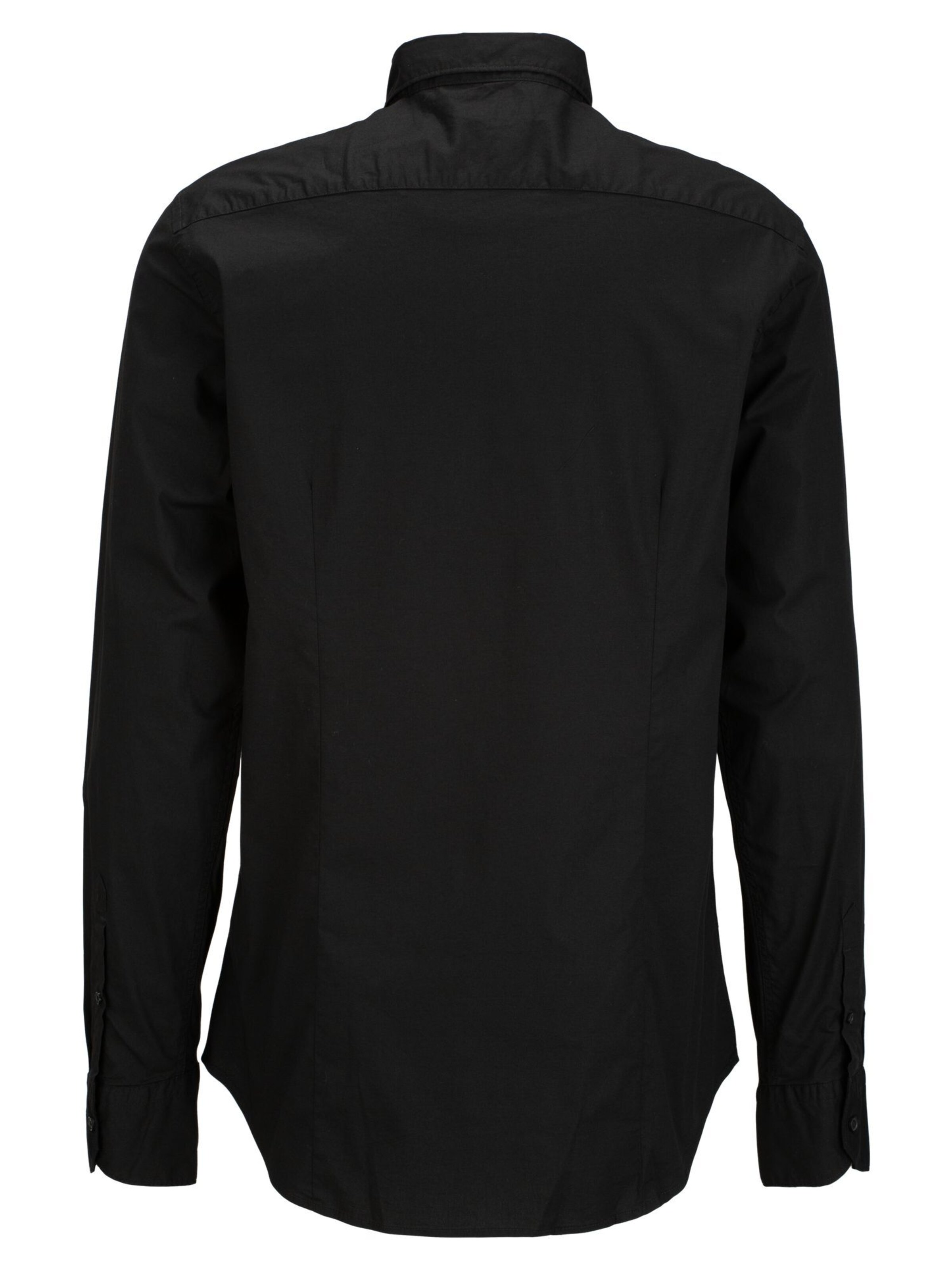 REPLAY Regular fit Button Up Shirt in Black