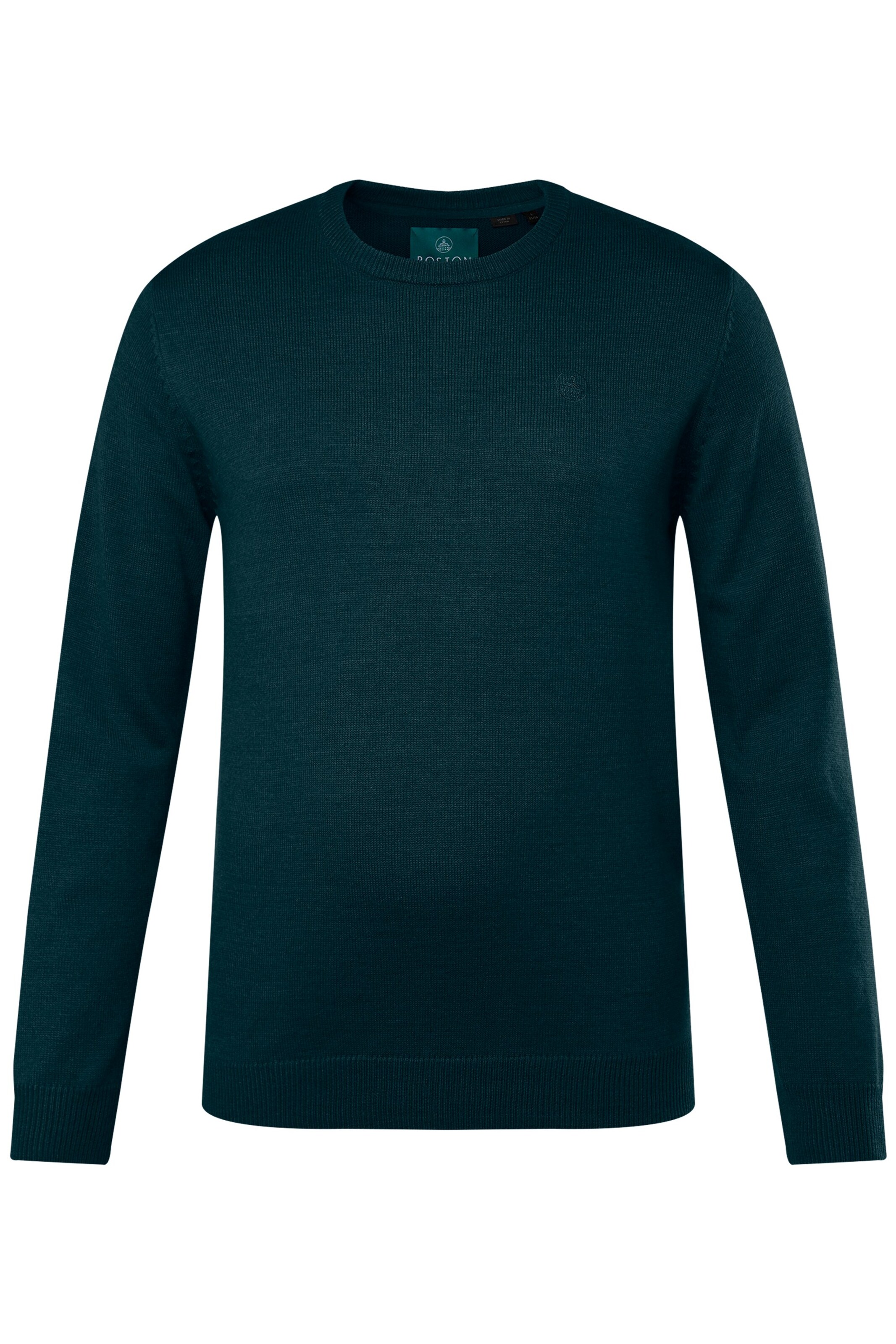 Boston Park Pullover in Grün: Vorderseite