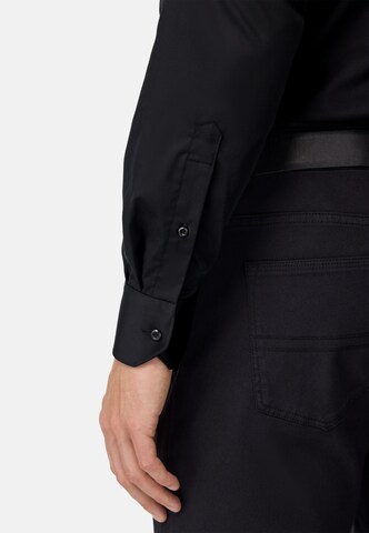 Coupe slim Chemise Boggi Milano en noir