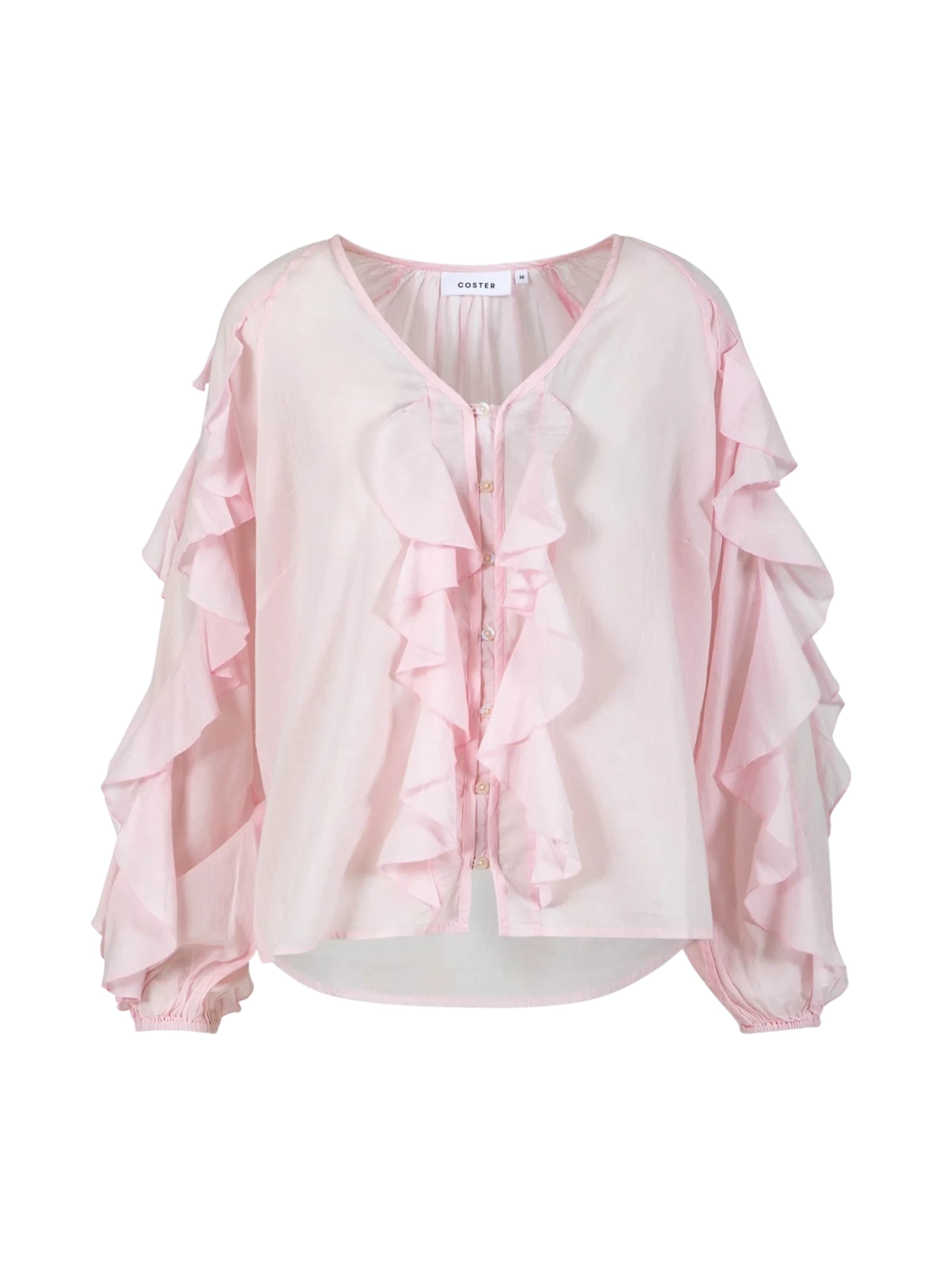Coster Copenhagen Tričko ' Blouse ' – pink: přední strana