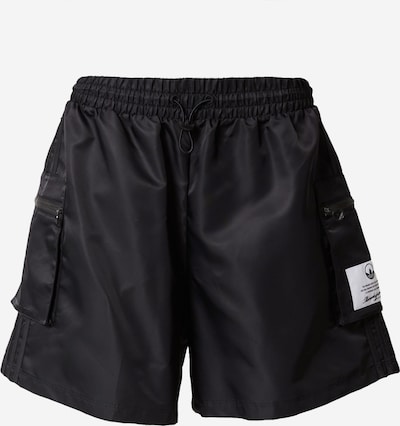 ADIDAS ORIGINALS Byxa 'High-Waist Nylon' i svart / vit, Produktvy