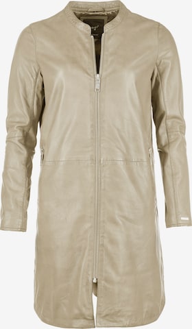 Manteau mi-saison '420-20-40' Maze en beige : devant