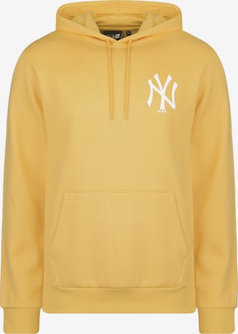 NEW ERA Athletic Sweatshirt in Yellow: front
