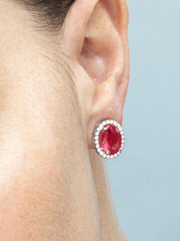 Luxenter Earrings 'Lyla' in Red