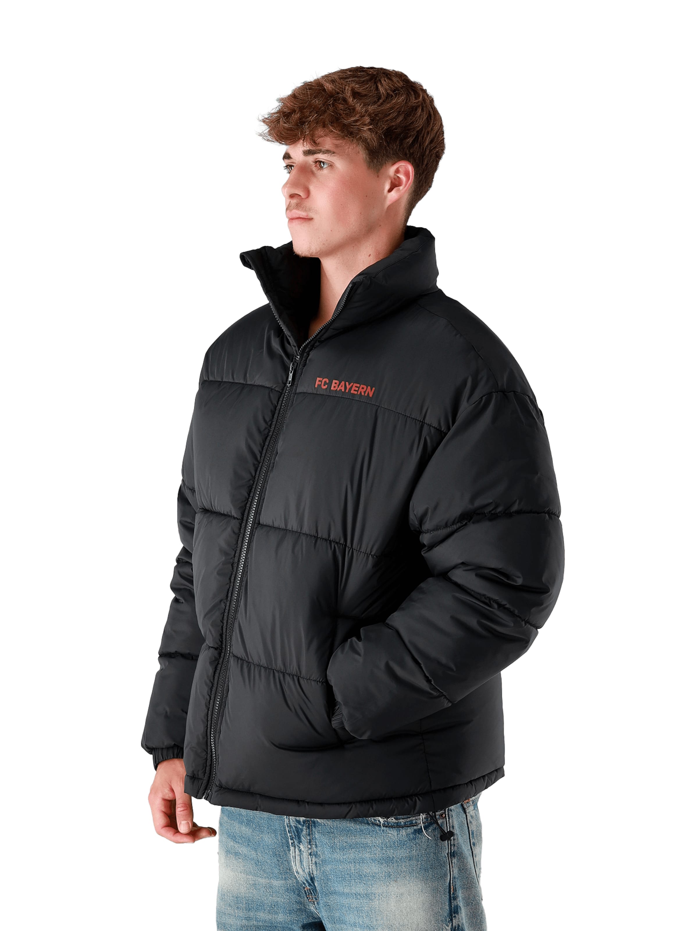 FC BAYERN MÜNCHEN Winter Jacket in Black