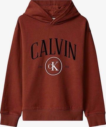 Calvin Klein Kids Sweatshirt in Rood: voorkant