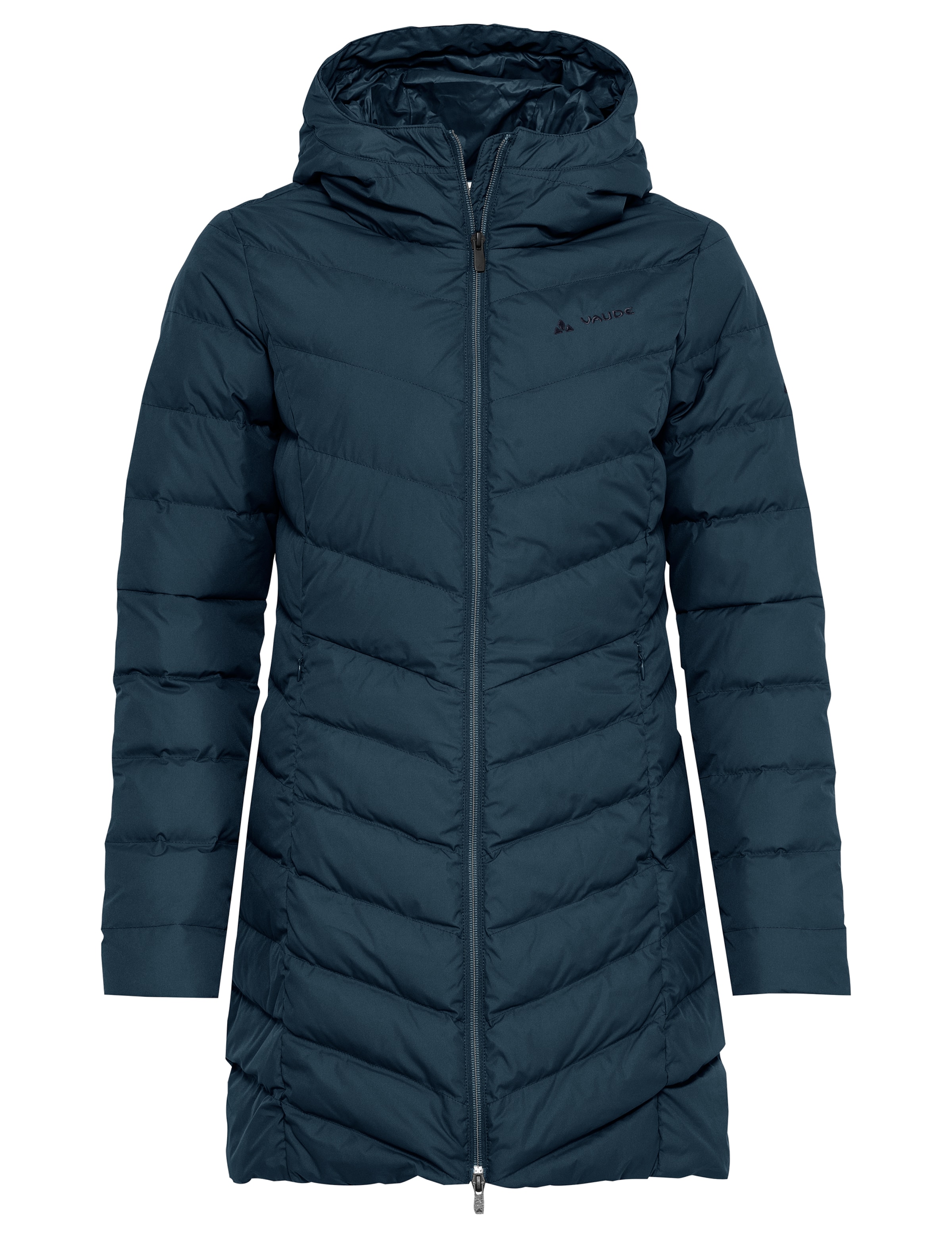 VAUDE Between-seasons coat 'Annecy' in Blue: front