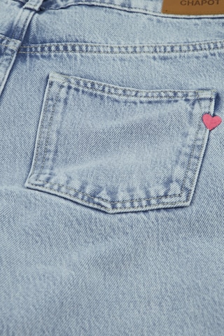 Fabienne Chapot Wide leg Bandplooi jeans in Blauw