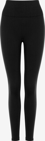 Wolford Skinny Leggings 'Aurora' in Black: front