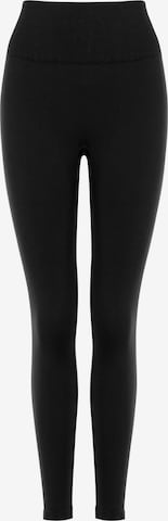 Wolford Skinny Leggings 'Aurora' in Black: front