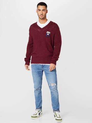 Pull-over TOMMY HILFIGER en rouge