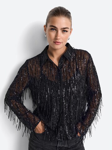 Rich & Royal Bluse in Schwarz: Vorderseite