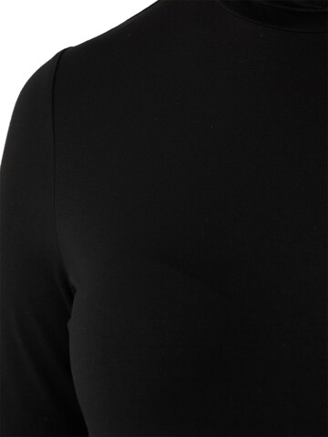 Les Lunes Langarmhemd 'Yunaa' in Schwarz