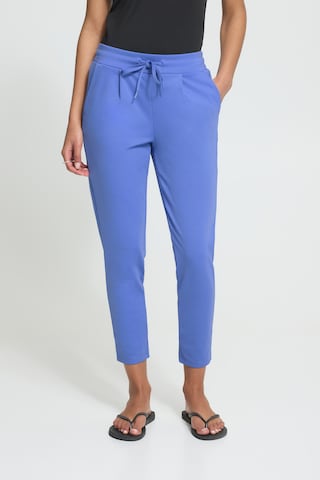 ICHI Regular Pants ' IHKate ' in Blue: front