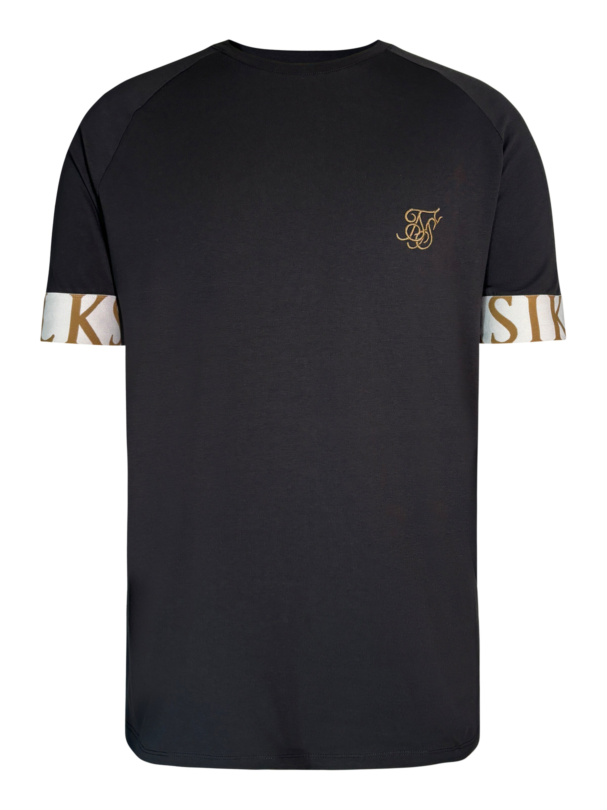SikSilk Shirt 'Tech' in Zwart: voorkant