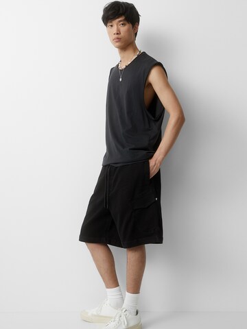 Loosefit Pantaloni cargo di Pull&Bear in nero