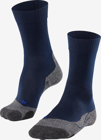 FALKE Sportsocken 'TK2 Explore Cool' in Blau: Vorderseite
