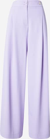 PATRIZIA PEPE Wide Leg Laskoshousut värissä lila: etupuoli