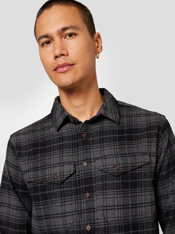 Kathmandu Regular fit Athletic Button Up Shirt in Grey