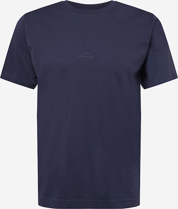 MADS NORGAARD COPENHAGEN T-Shirt in Blau: predná strana